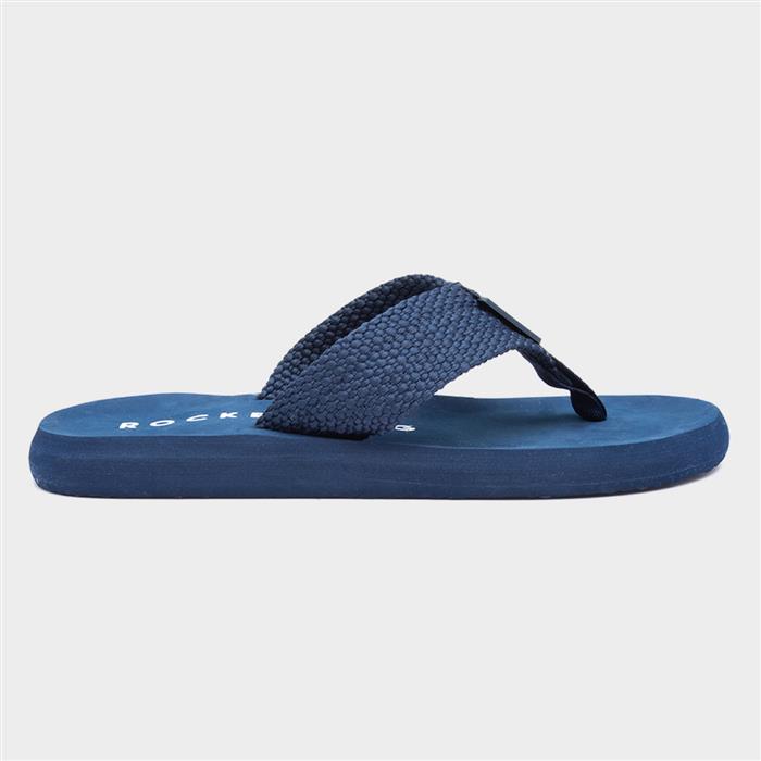 Rocket dog store navy flip flops