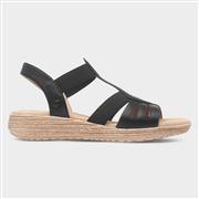 Heavenly Feet Sadie Womens Black Sandal (Click For Details)