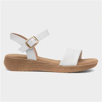 Sara Womens White Sandal