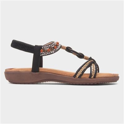 Grenada Womens Black Sandal