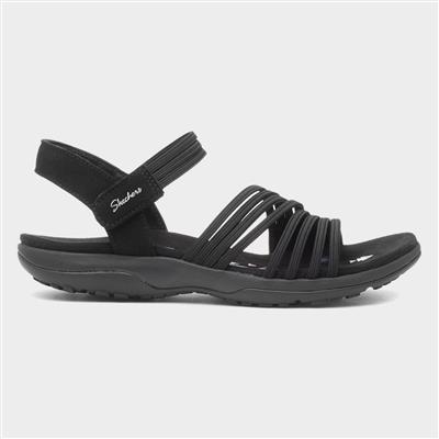 Reggae Slim Womens Black Strappy Sandal