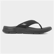 Skechers Go Walk Flex Womens Black Toe Post Sandal (Click For Details)