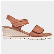 Cushion Walk Mercury Womens Tan Wedge Sandal (Click For Details)