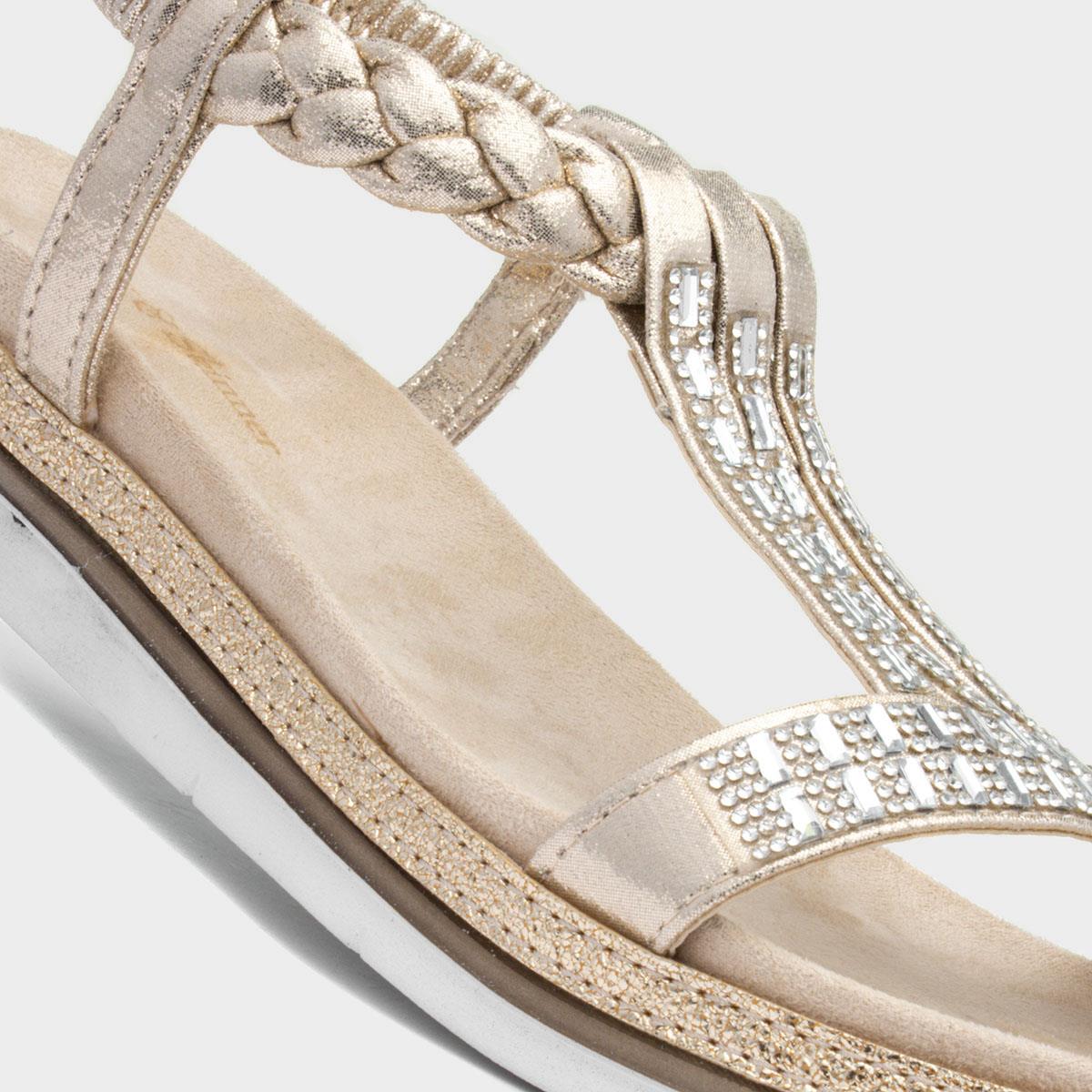 Shoe zone sale gold sandals