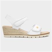 Cushion Walk Mercury Womens White Wedge Sandal (Click For Details)