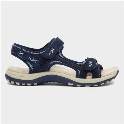 Frisco Womens Navy Sandal