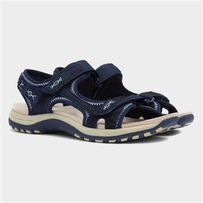 Free Spirit Frisco Womens Navy Sandal 193036 Shoe Zone