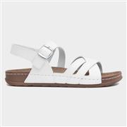 Comfy Steps Marmaris Womens White Buckle Sandal (Click For Details)