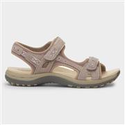 Free Spirit Frisco Womens Beige Easy Fasten Sandal (Click For Details)