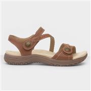 Free Spirit Malibu Womens Tan Leather Sandal (Click For Details)