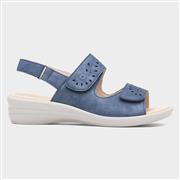 Softlites Susan Womens Blue Easy Fasten Sandal (Click For Details)