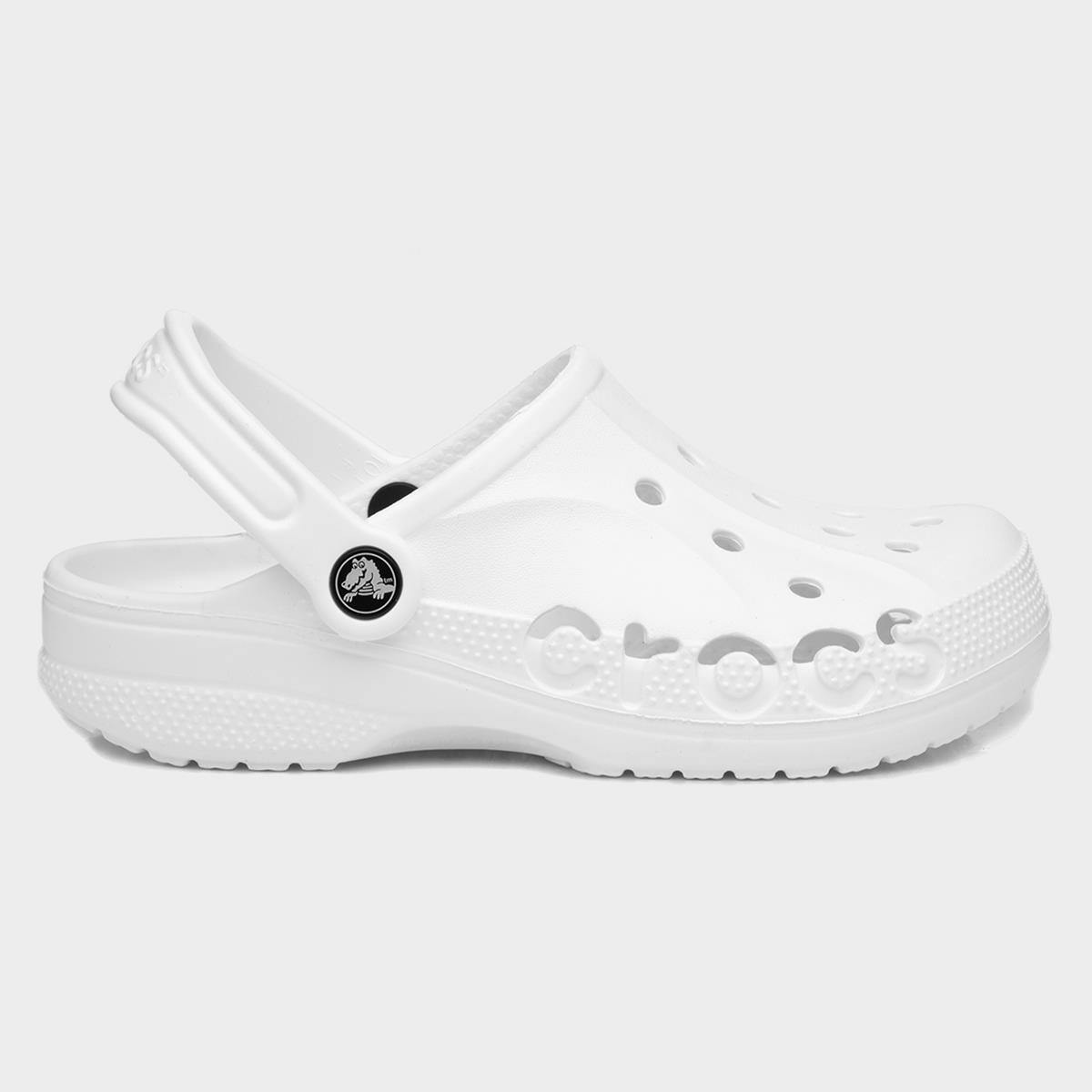 Crocs Baya Womens White EVA Clogs 19614 Shoe Zone