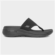 Skechers Go Walk Arch Fit Womens Black Sandal (Click For Details)