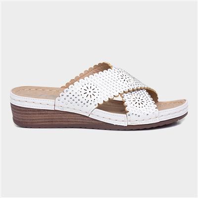 shoe zone white sandals