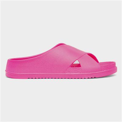 Suri Womens Fuchsia Mule EVA Sandal