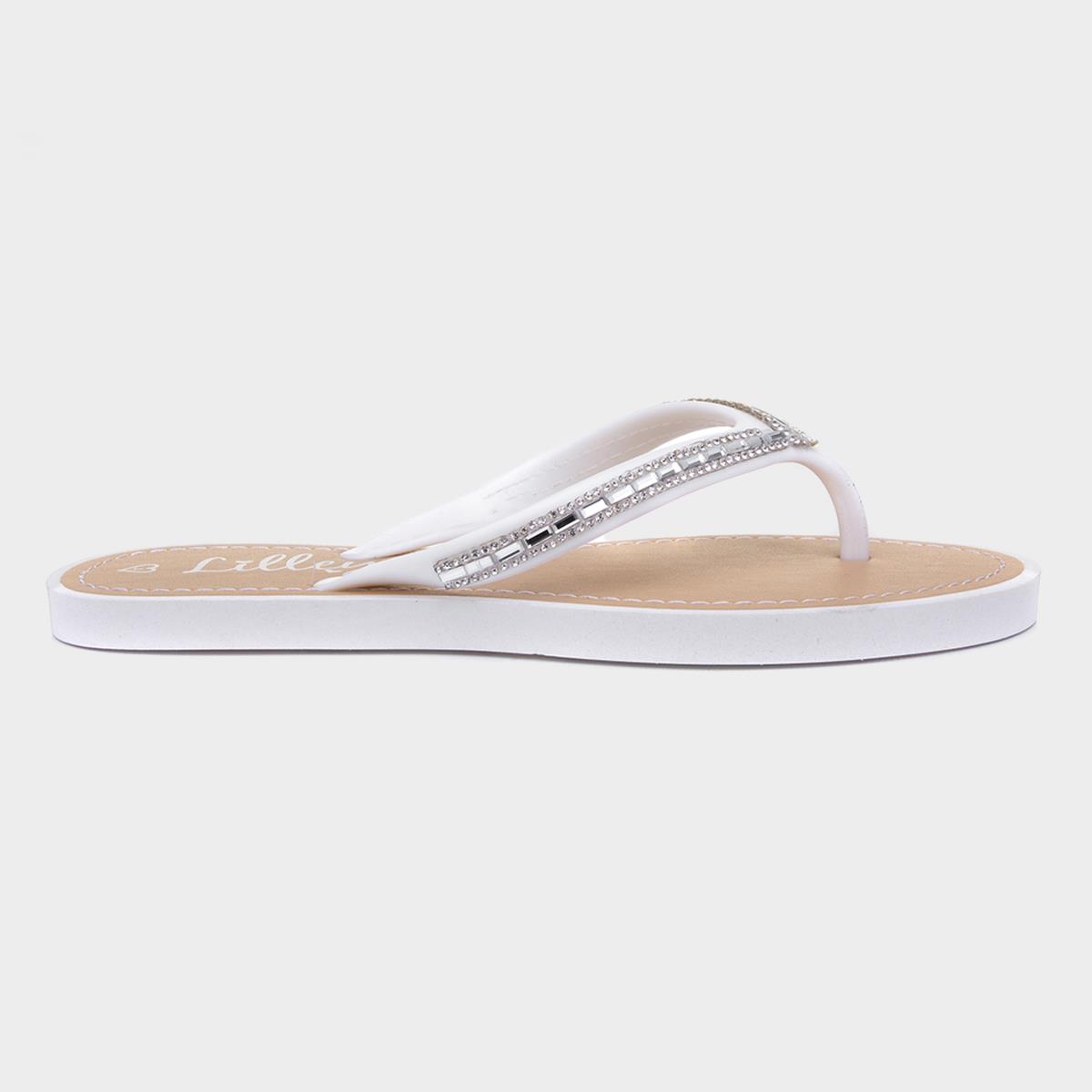 Diamante deals flip flops