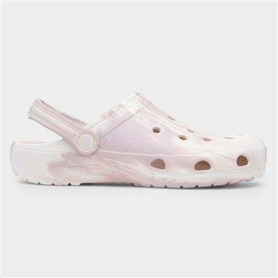 Summer Womens Cream Marble EVA Clog