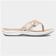 Free Spirit Kelly Womens Gold Leather Flip Flop (Click For Details)