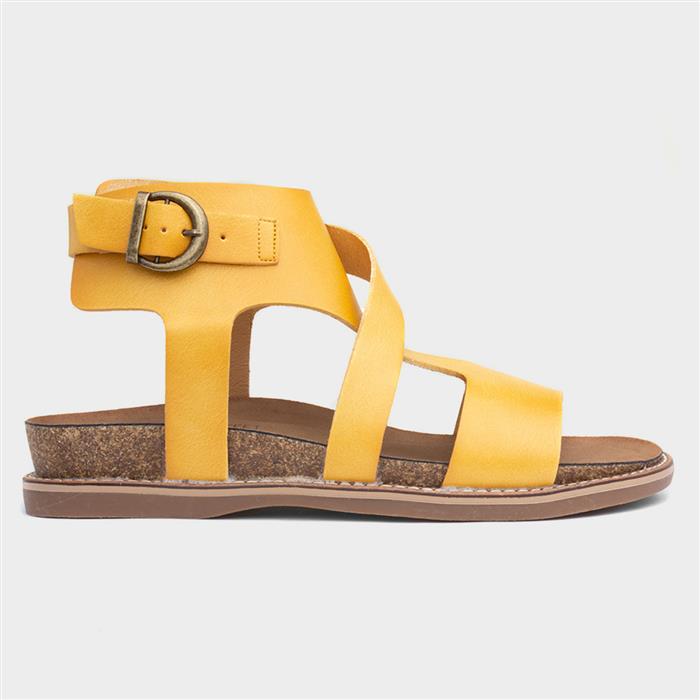 Buy mustard Flat Sandals for Women by Acai Online | Ajio.com