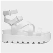 Heart Cynthia Womens White Strappy Chunky Sandal (Click For Details)