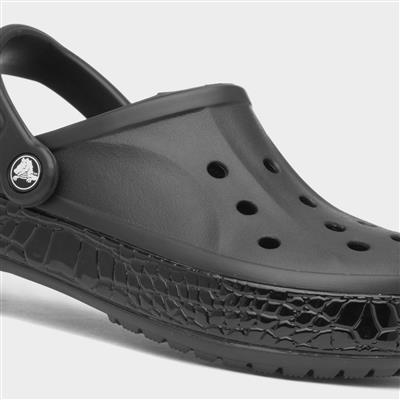 Crocs Bayaband Womens Black EVA Clog-199796 | Shoe Zone