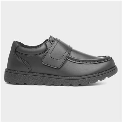 Herald Kids Black School Shoe