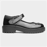 Walkright Lucille Kids Black Patent Heart Shoe (Click For Details)