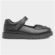 Walkright Lori Kids Black Butterfly School Shoe (Click For Details)