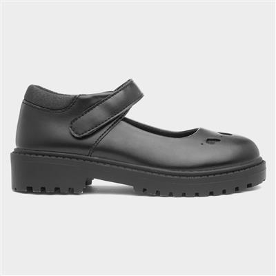 Lucille Kids Black Heart Shoe