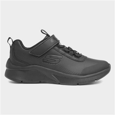 Microspec Classroom Kids Black Trainer