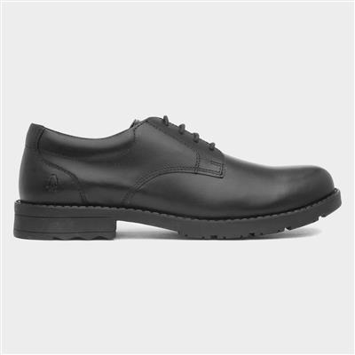 Bruno Snr Kids Black School Shoe