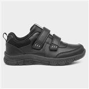 size 4 black school shoes