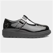 Heavenly Feet Holly Kids Black Patent T-Bar Shoe (Click For Details)