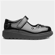 Heavenly Feet Iris Kids Black Patent School Shoe (Click For Details)