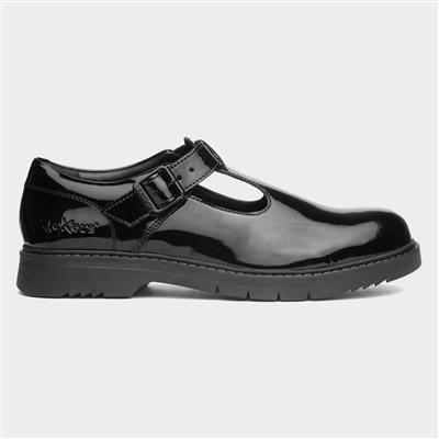 Finley Girls Black T-Bar Shoe