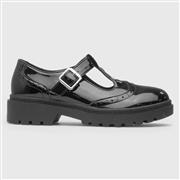 Lilley Layton Girls Black Patent T-Bar Shoe (Click For Details)