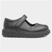 Heavenly Feet Iris Kids Black School Shoe (Click For Details)