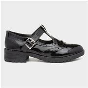 Lilley Junior Cam Girls Patent Brogue T-Bar (Click For Details)