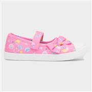 Walkright Claudia Girls Pink Easy Fasten Canvas (Click For Details)