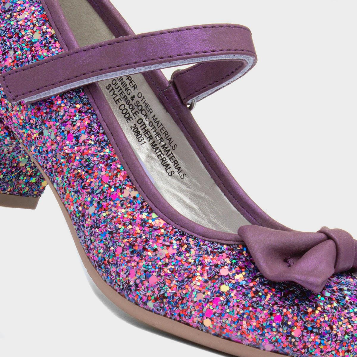 Purple discount glitter sandals