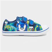 Sonic The Hedgehog Kids Blue Easy Fasten Canvas (Click For Details)