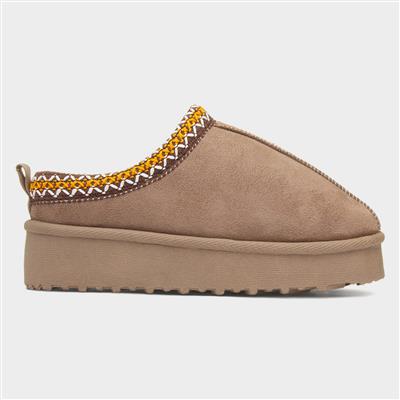 Claudia Girls Taupe Casual Shoe