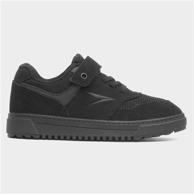 Alcaraz Kids Black Mesh Trainer