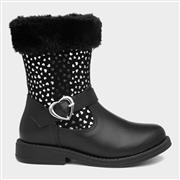 Walkright Lynn Kids Black Heart Calf Boots (Click For Details)