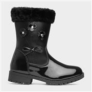 Walkright Cheryl Girls Black Patent Boot (Click For Details)