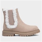 SJ Kids Beige Ankle Zip Up Boot (Click For Details)