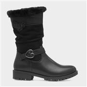 Walkright Candice Kids Black Zip Up Boot (Click For Details)