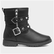 Walkright Charm Kids Black Ankle Boot (Click For Details)