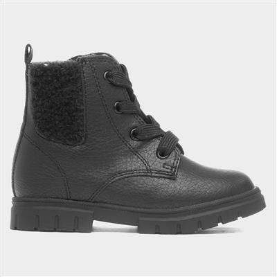 Lettie Kids Black Ankle Boot