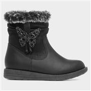 Walkright Lorna Kids Black Butterfly Boot (Click For Details)